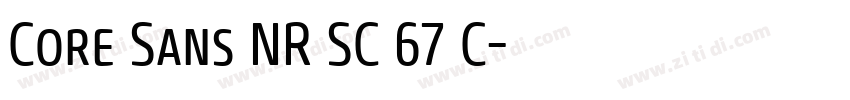 Core Sans NR SC 67 C字体转换 Core Sans NR SC 67 C字体转换